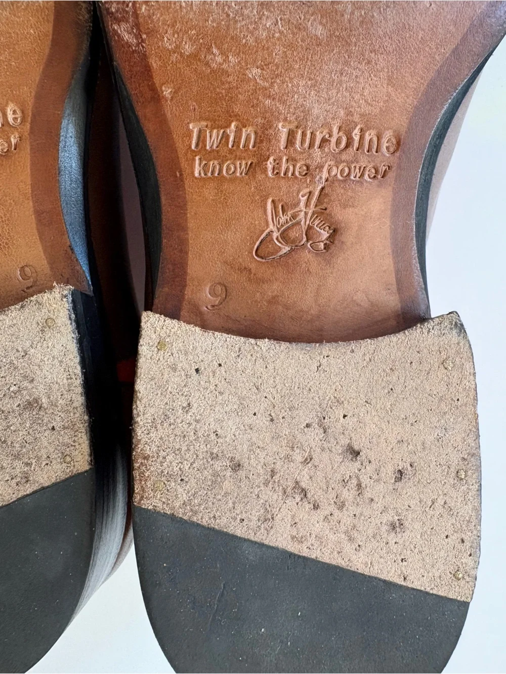 John Fluevog || Twin Turbines 211‎ Carrall Street Oxfords Red Brown